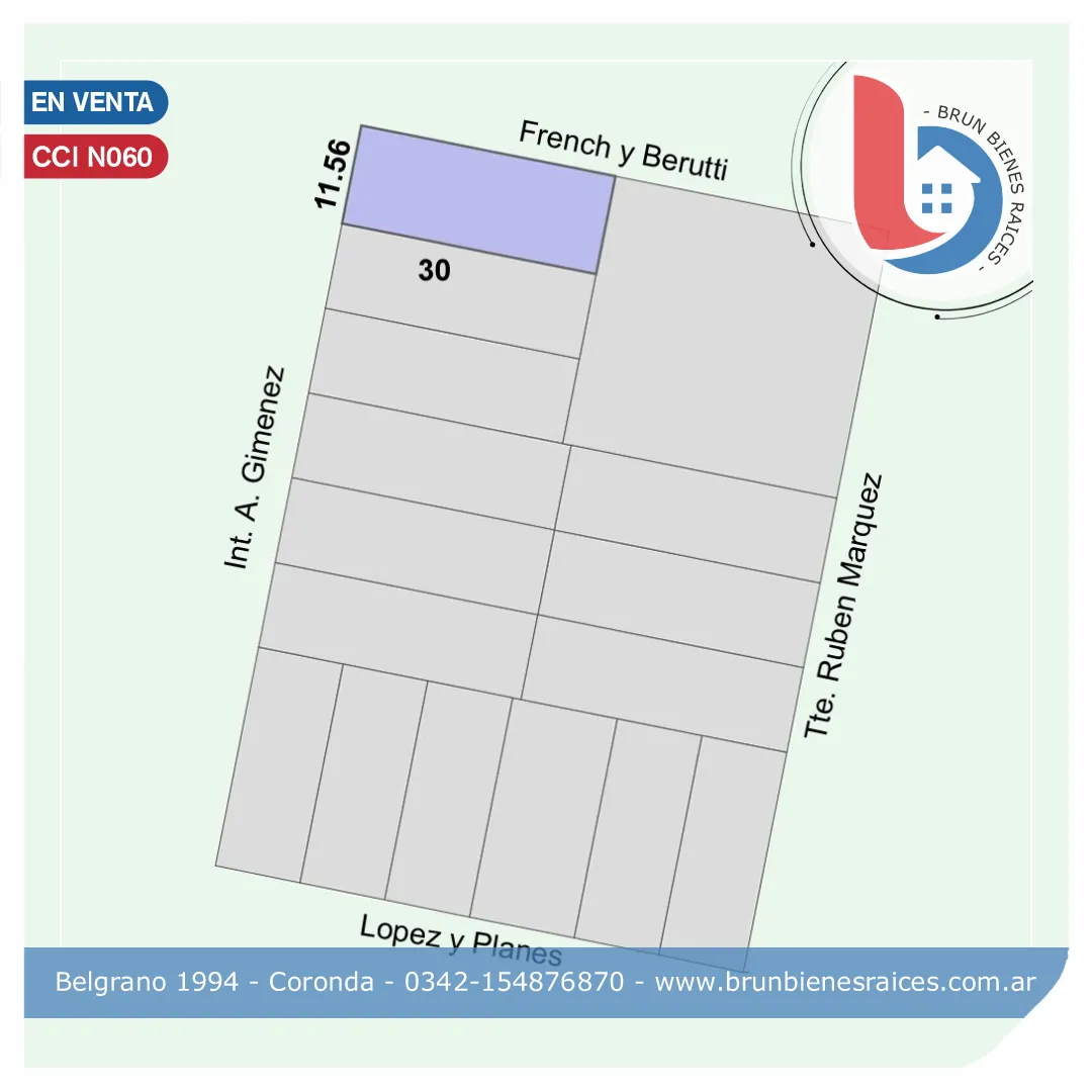 TERRENOS EN VENTA en Coronda